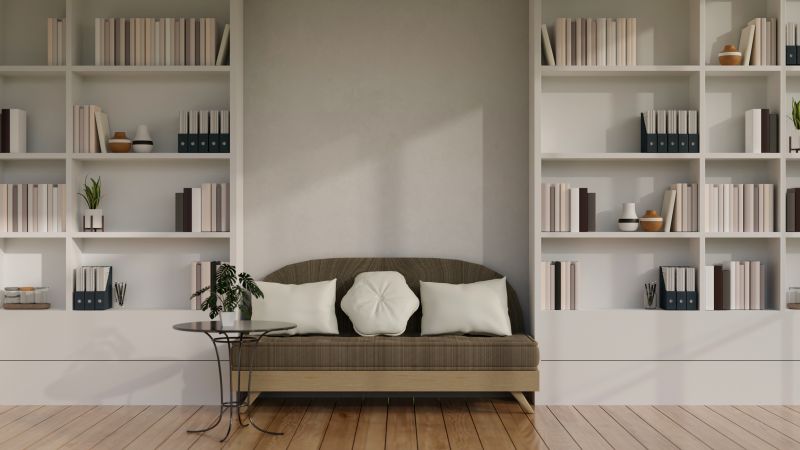 Built In Bookcase Installation in Fairfax, VA