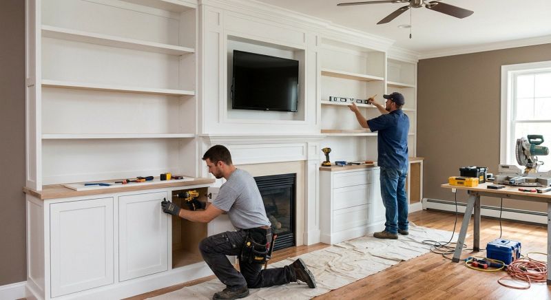 Built In Furniture Construction in Woodbridge, VA