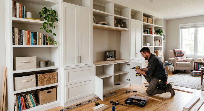 Built In Storage Installation in Woodbridge, VA